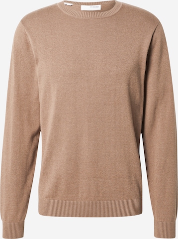 SELECTED Sweater 'SLHBERG' in Beige: front