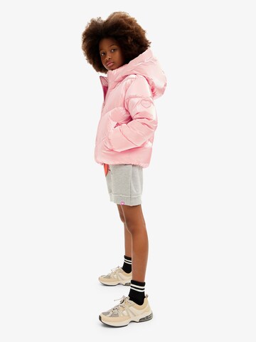 Desigual Winterjas in Roze