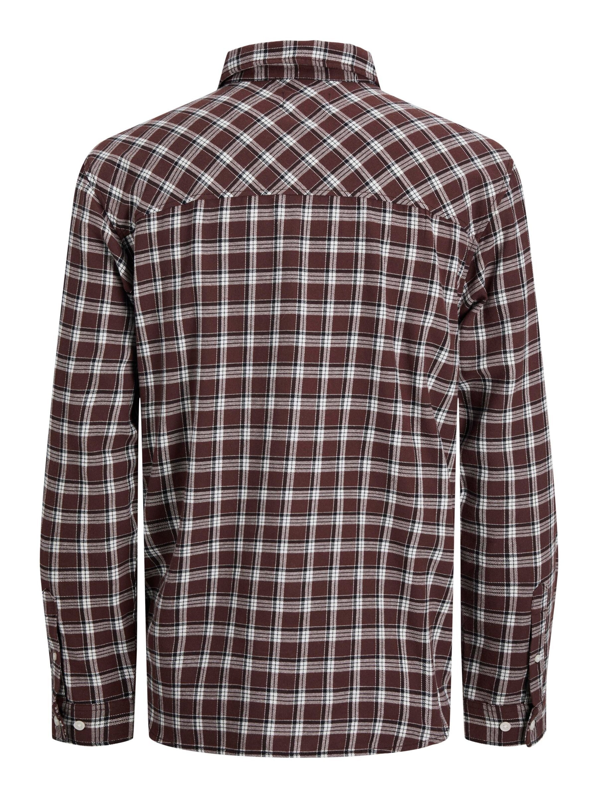 JACK & JONES Regular Fit Skjorte 'JJ' i brun