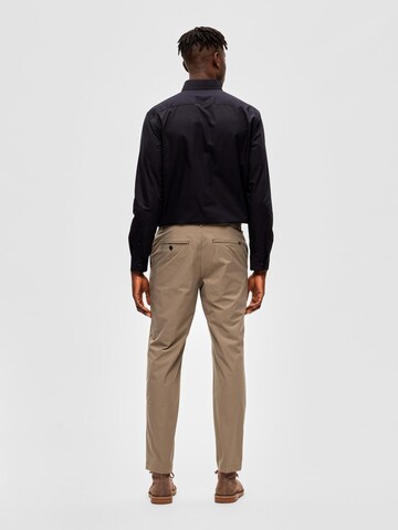 SELECTED HOMME Slim fit Pants 'Fremont' in Grey
