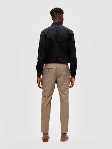 SELECTED HOMME Slimfit Spodnie 'Fremont' w kolorze szary