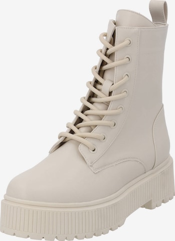 Bottines à lacets Palado en blanc : devant