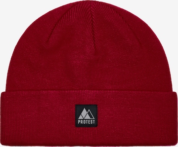 PROTEST Beanie 'PRTKeeton' in Red: front