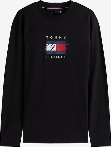 juoda TOMMY HILFIGER Marškinėliai: priekis