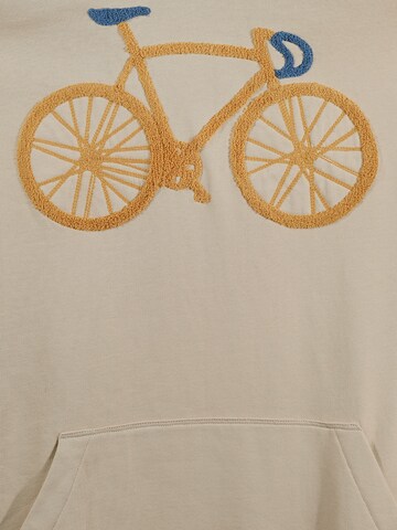 GREENBOMB Sweatshirt 'Bike Fluffy' in Brown