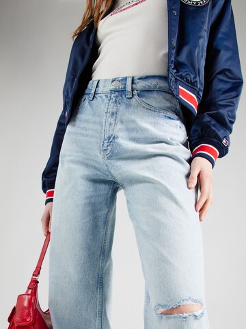 Tommy Jeans - Perna larga Calças de ganga 'CLAIRE WIDE LEG' em azul