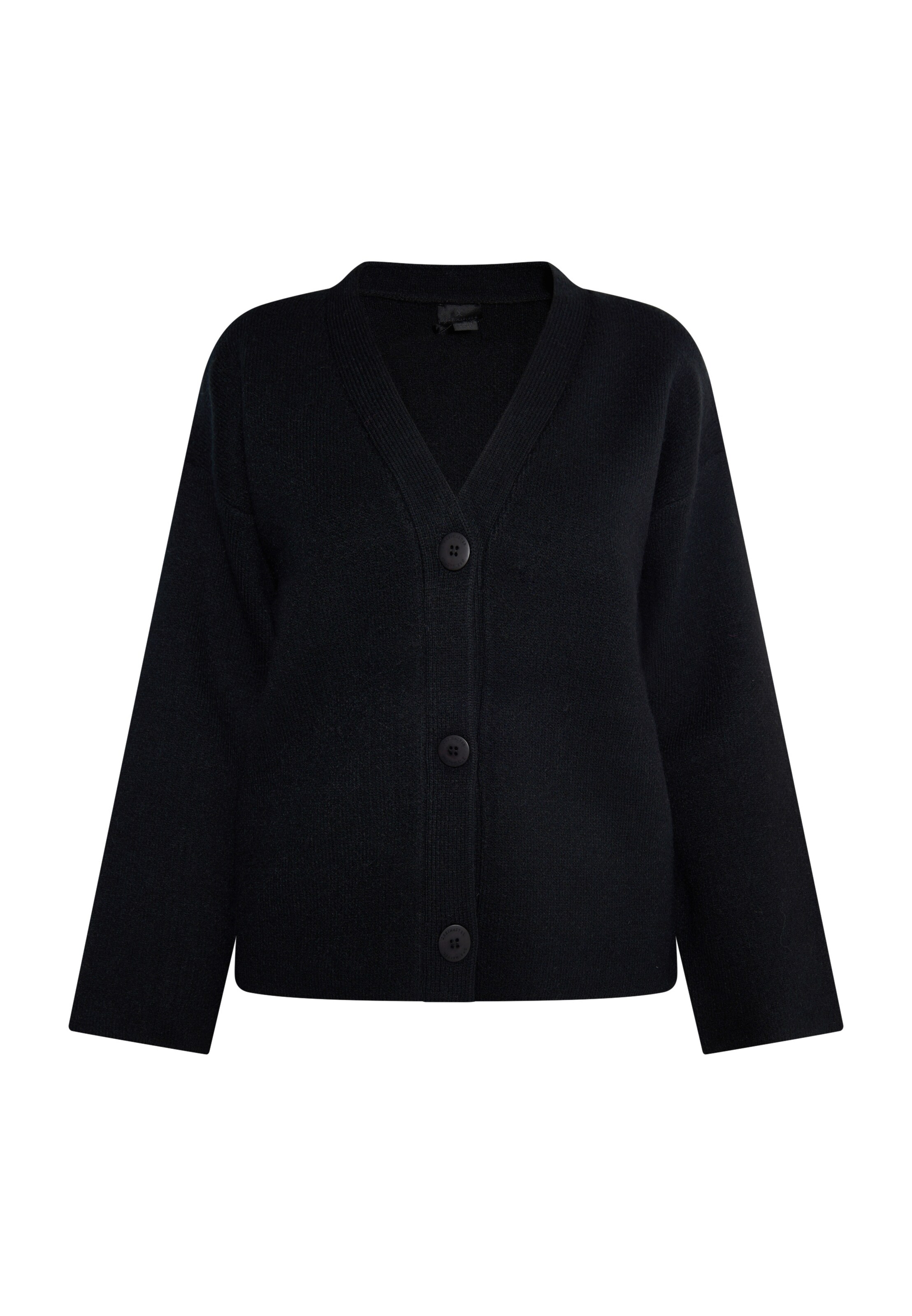 DreiMaster Klassik - Casaco de malha 'Casnagie' em preto: frente