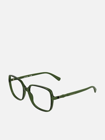 Lunettes de soleil Longchamp en vert : devant