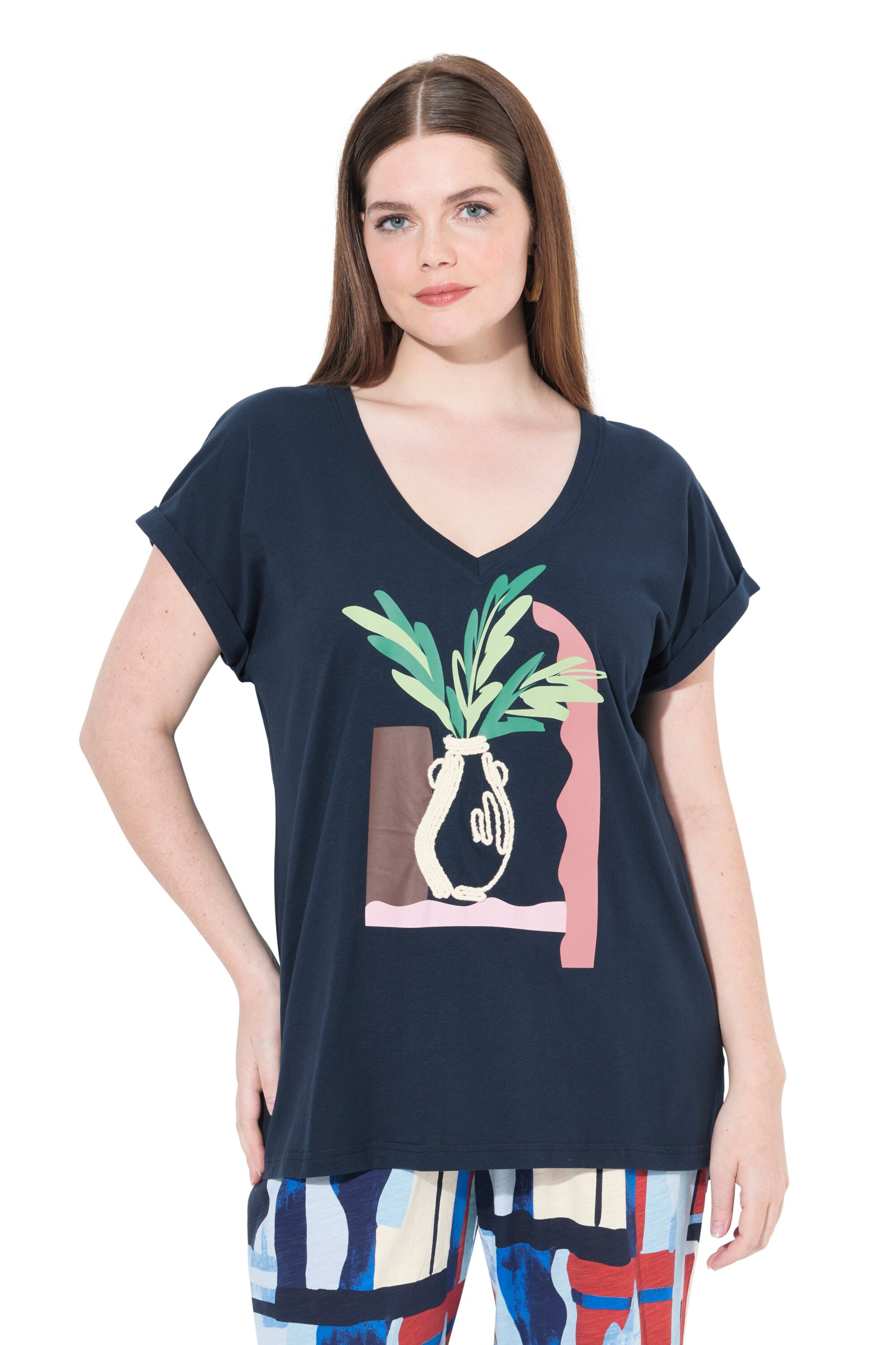 Ulla Popken Shirt in Blue: front