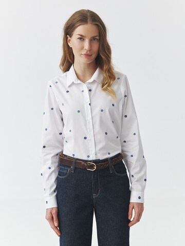 Camicia da donna 'Edna' di TATUUM in bianco: frontale