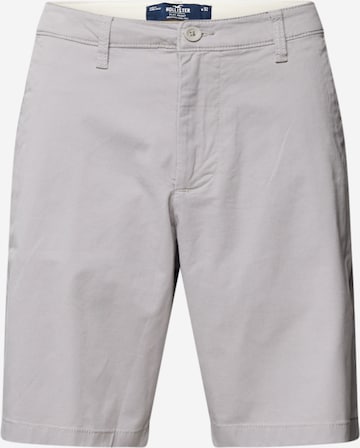 Regular Pantalon chino HOLLISTER en gris : devant