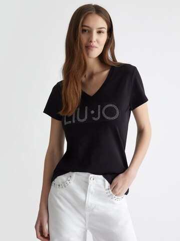 T-shirt Liu Jo en noir : devant