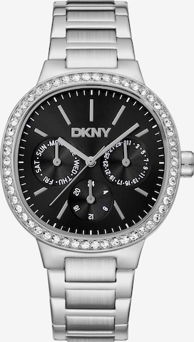 DKNY Uhr 'Evening' in Silber: Vorderseite