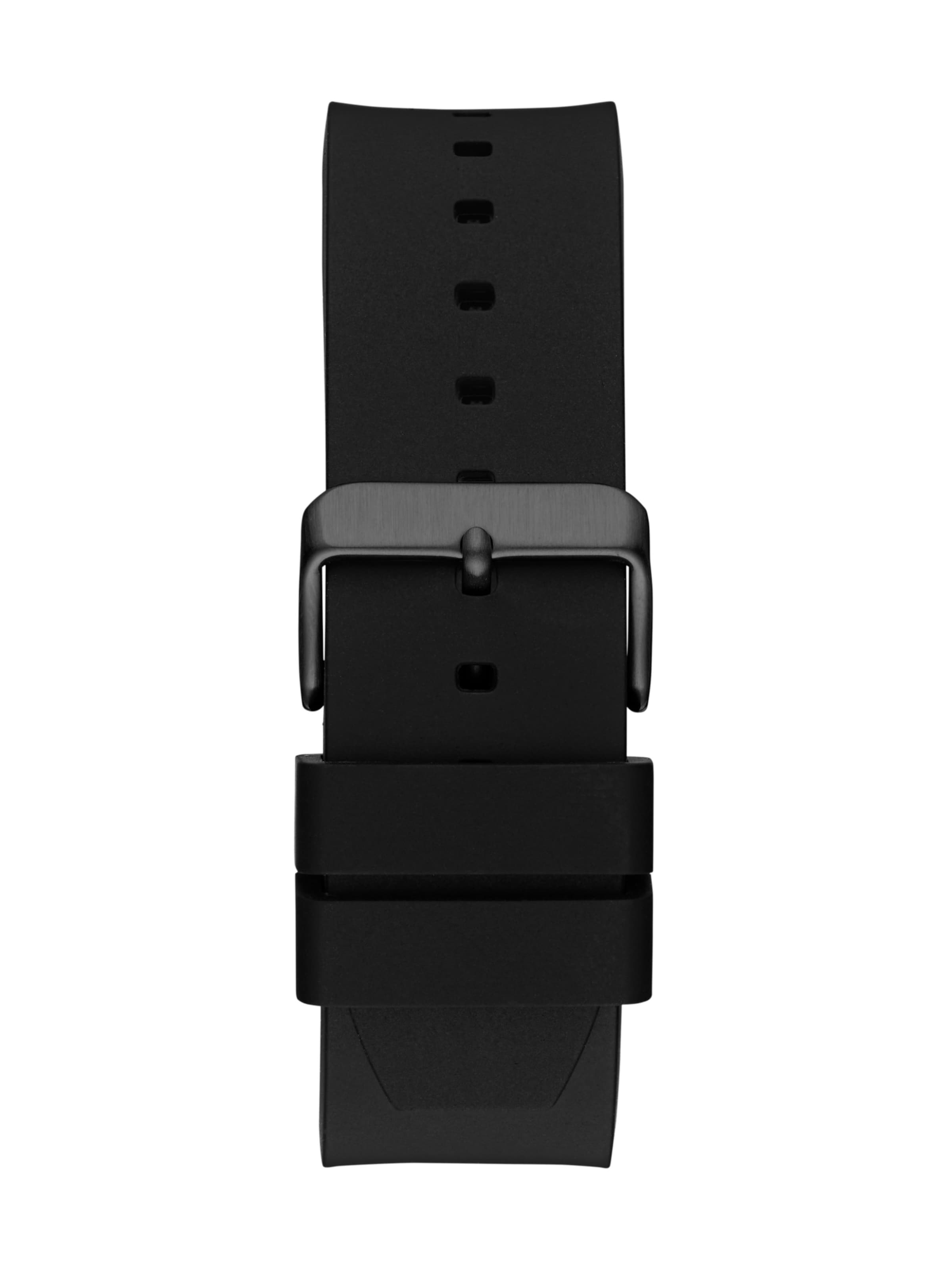 GUESS Αναλογικό ρολόι 'Vinyl' σε μαύρο