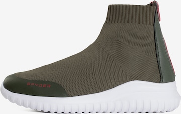 Baskets hautes 'Leon' Spyder en gris : devant