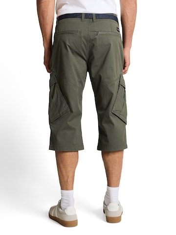 TOM TAILOR Regular Cargo Pants in Green