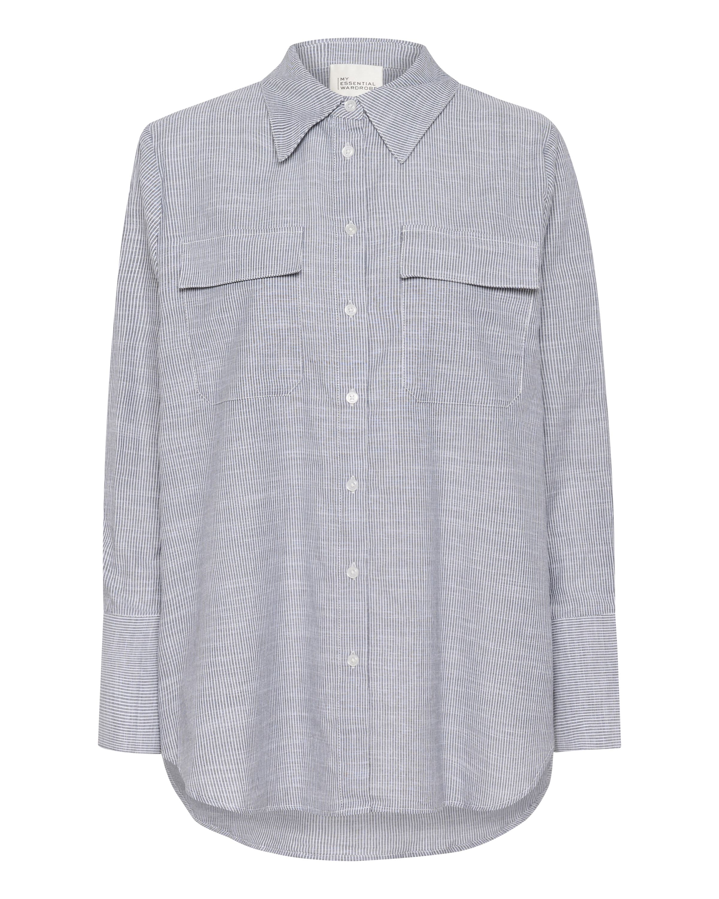 My Essential Wardrobe Blouse 'Skye' in Grijs: voorkant