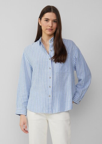 s.Oliver Bluse in Blau: Vorderseite