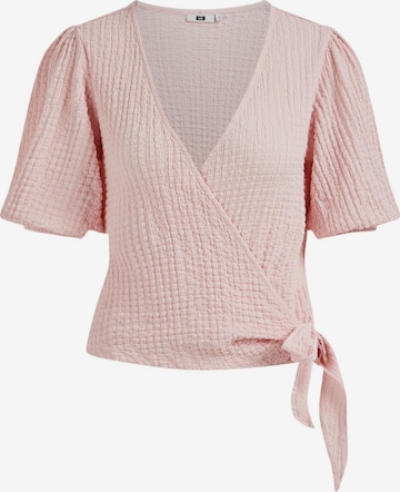 WE Fashion Shirt in Roze: voorkant