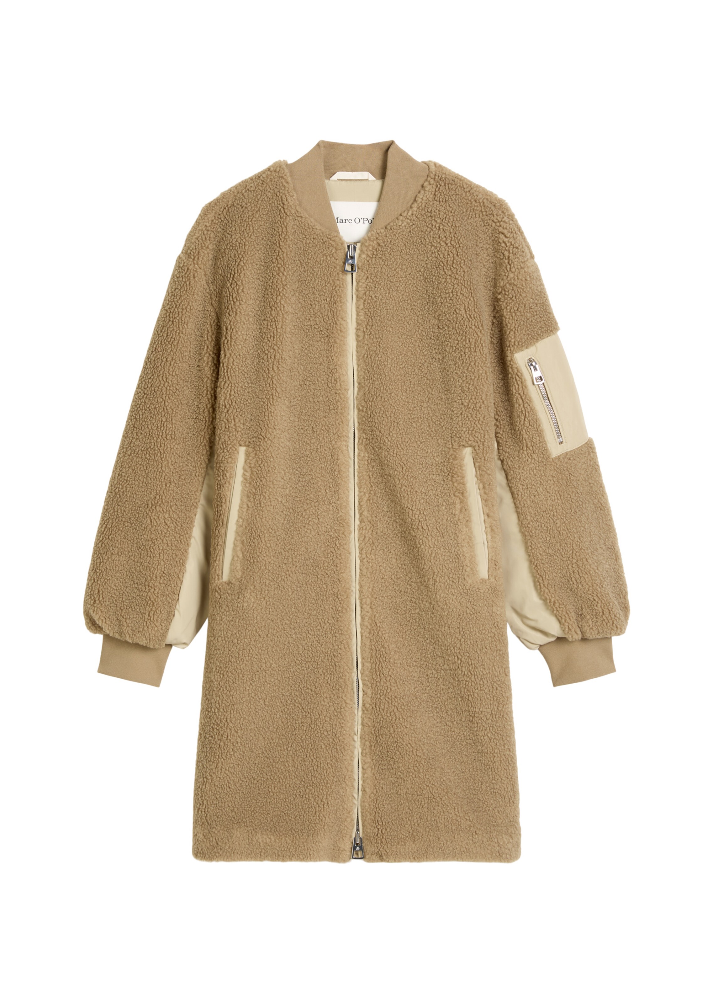 Marc O'Polo Between-seasons coat in Brown: front