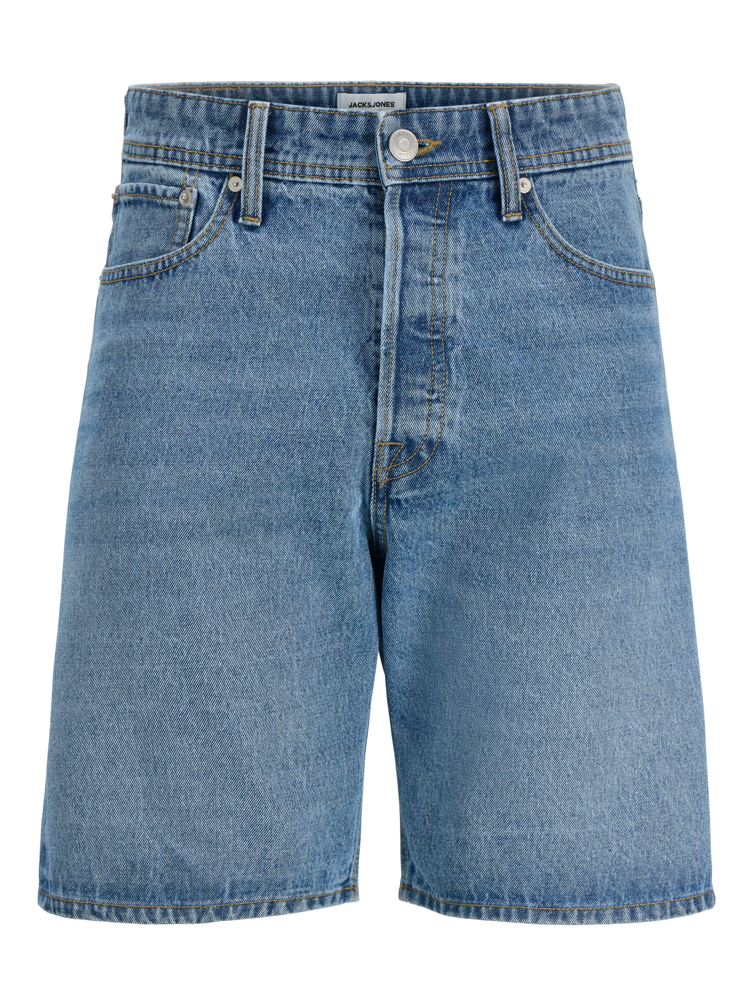 Jack & Jones Plus Loosefit Shorts in Blau: Vorderseite