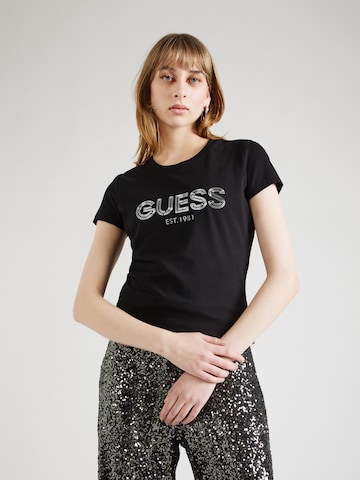 GUESS Shirt in Zwart: voorkant