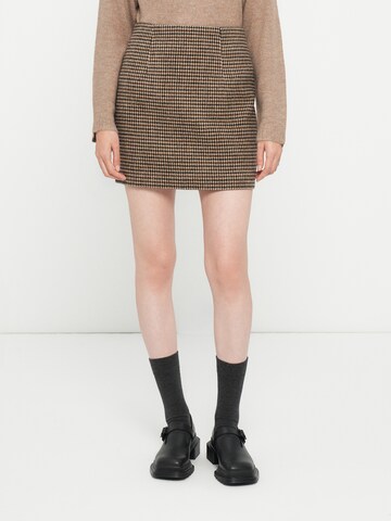 JDY Skirt 'JDYLAURA' in Brown: front
