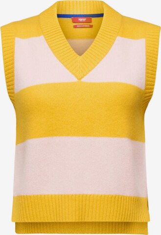 Pull-over ESPRIT en jaune : devant