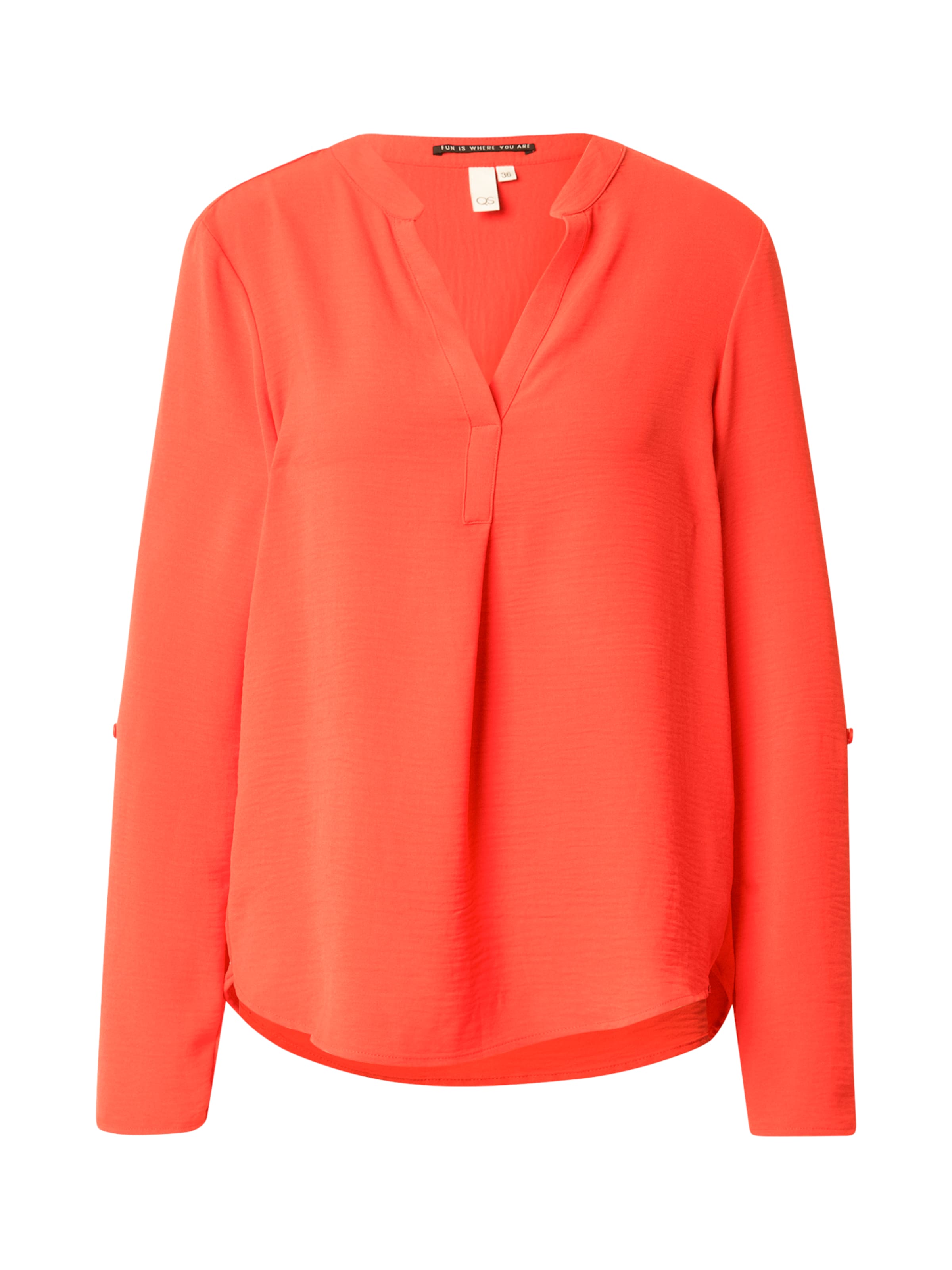 QS Bluse in Rot: Vorderseite