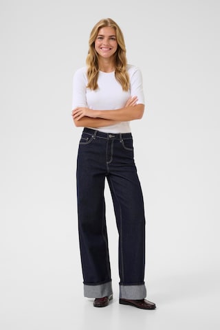 Wide Leg Jean 'Rory ' Kaffe en bleu
