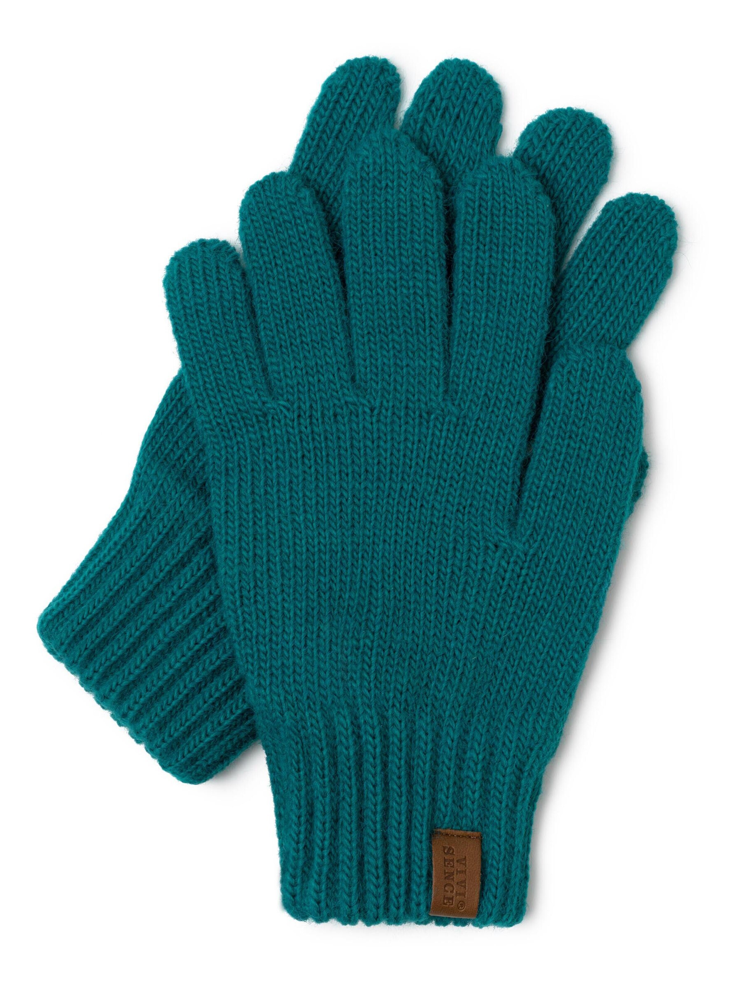 Vivisence Full finger gloves '7014R' in Blue: front