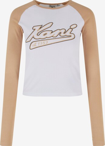 T-shirt Karl Kani en blanc : devant