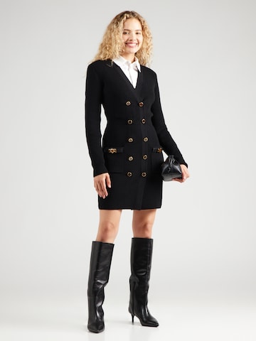 Robes en maille Elisabetta Franchi en noir : devant