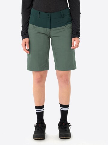 VAUDE Regular Outdoor trousers 'Qimsa' in Green: front