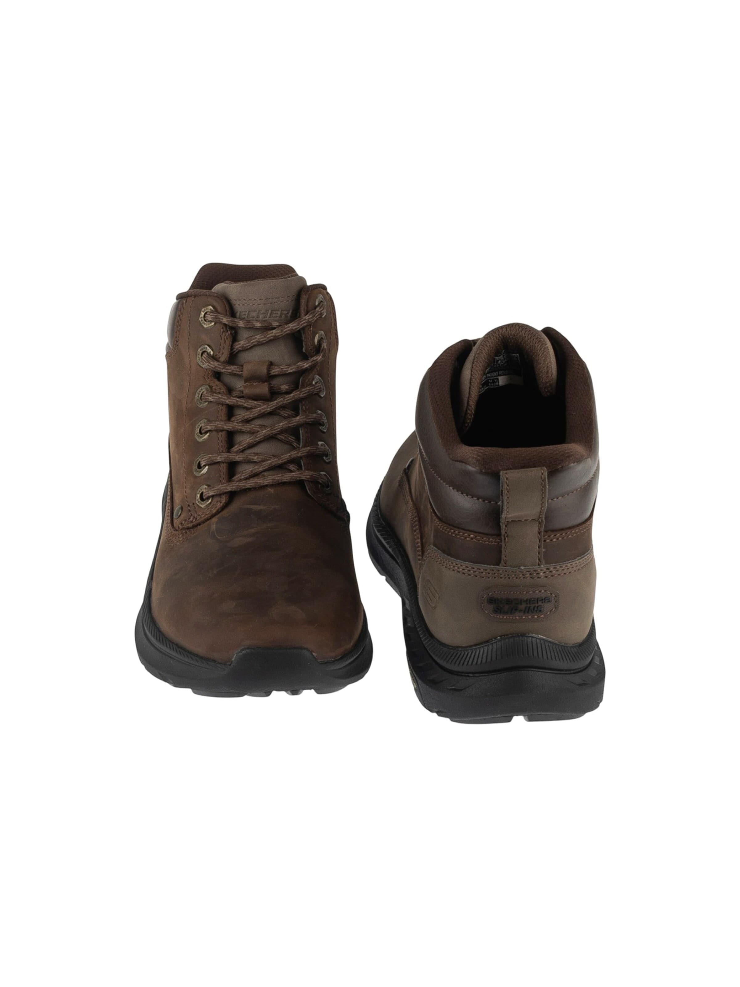 Bottines à lacets 'Skechers Slip-Ins: Pollard - Waylon' SKECHERS en marron