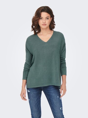 Pull-over ONLY en vert : devant