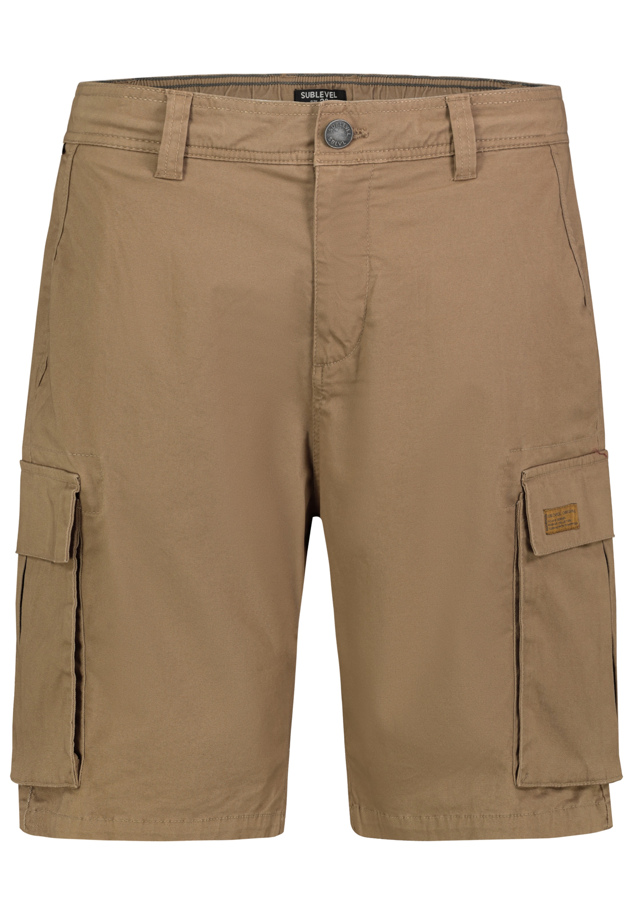 Sublevel Loosefit Shorts in Braun: Vorderseite