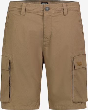 Sublevel Loosefit Shorts in Braun: Vorderseite