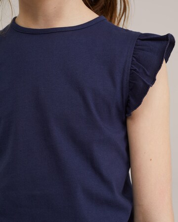 T-Shirt WE Fashion en bleu