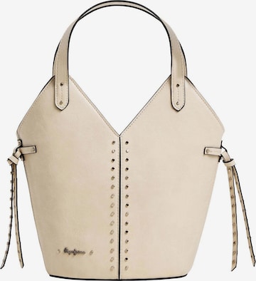Sacs à main 'CANDICE JAM' Pepe Jeans en beige : devant
