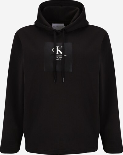 Calvin Klein Jeans Curve Sweatshirt i svart / hvit, Produktvisning