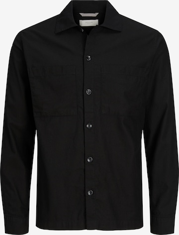 JACK & JONES Overhemd 'Pete' in Zwart: voorkant