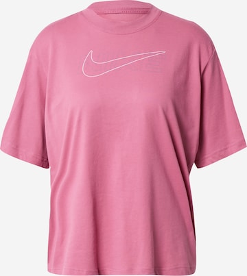 T-shirt fonctionnel NIKE en rose : devant