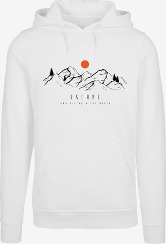 F4NT4STIC Sweatshirt 'Discover the world' in Wit: voorkant