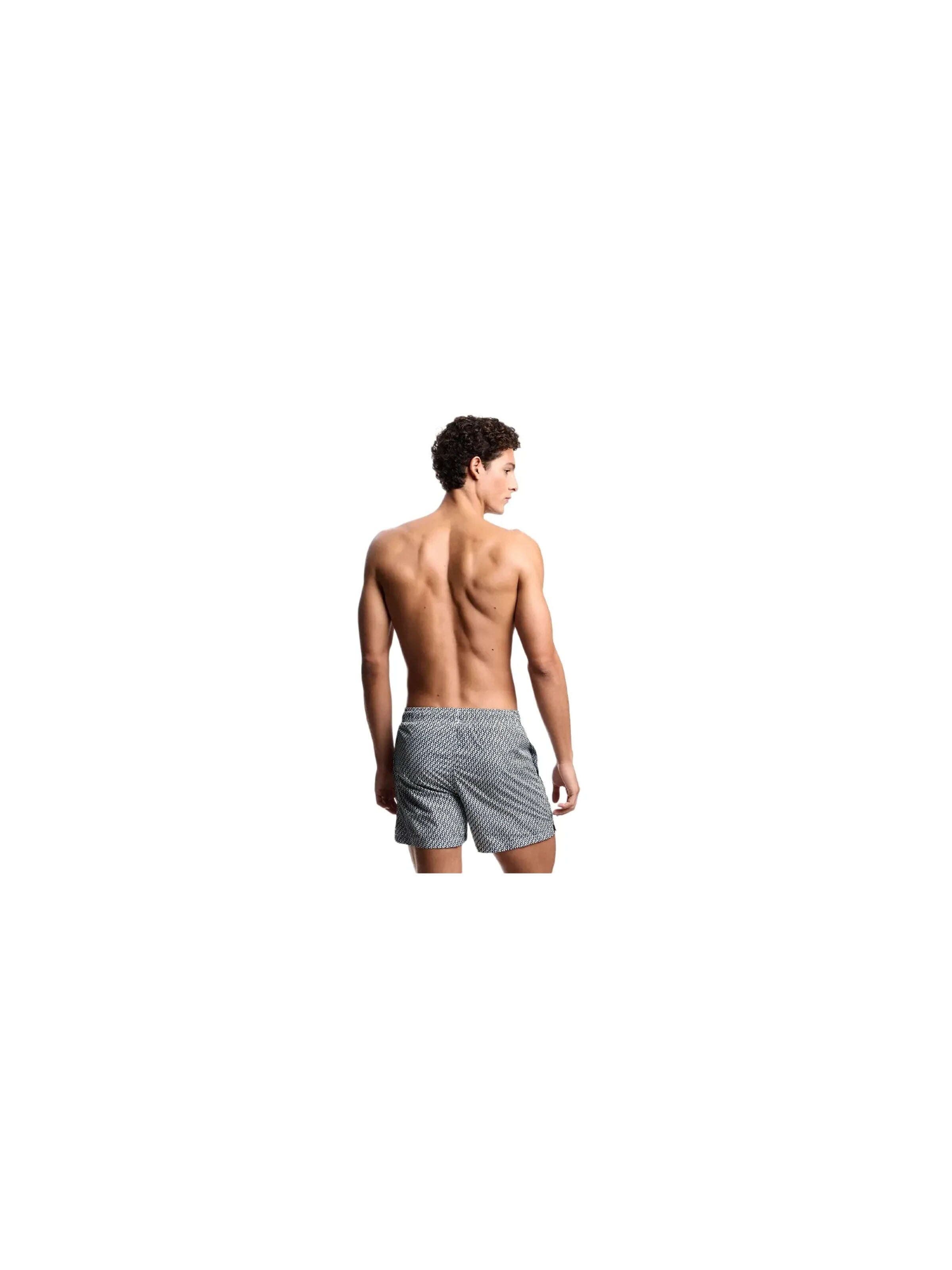 ARMANI - Bermudas 'Mixed Pattern GA' en blanco