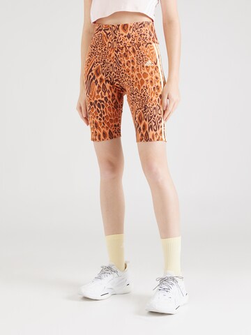 ADIDAS SPORTSWEAR Skinny Fit Спортен панталон 'Rio' в оранжево: отпред