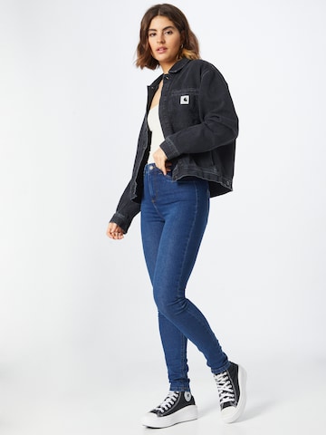 Noisy may Skinny Jeans 'Gaga' in Blauw