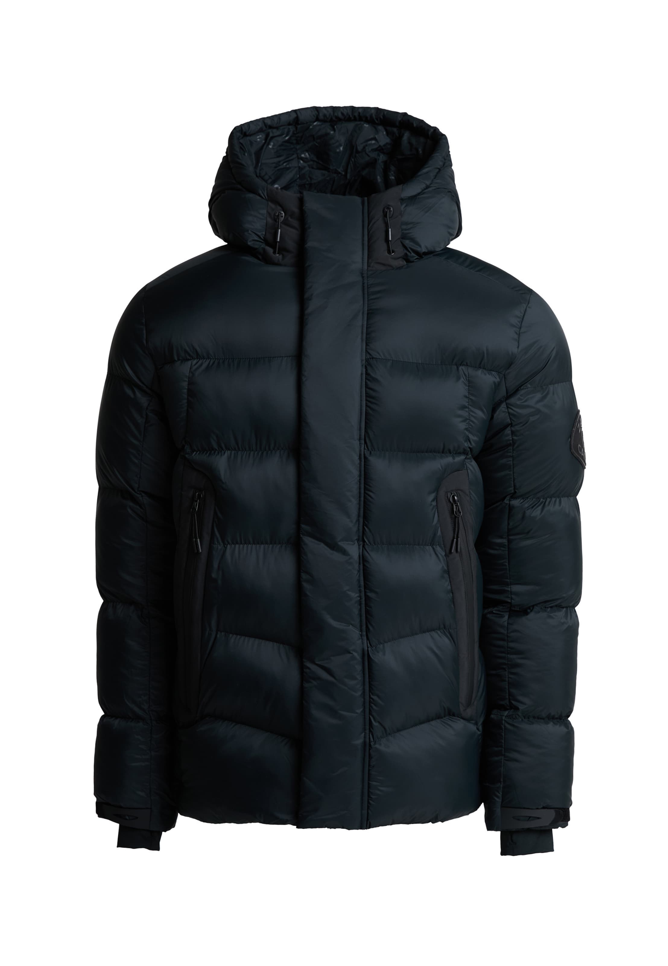 Zavetti Canada Winterjas 'Joniro' in Zwart: voorkant