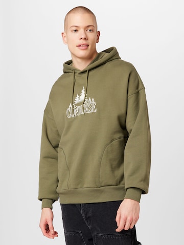 CONVERSE Sweatshirt in Green: front