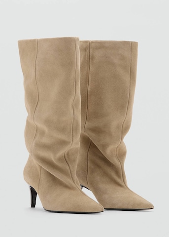 MANGO Boots in Beige